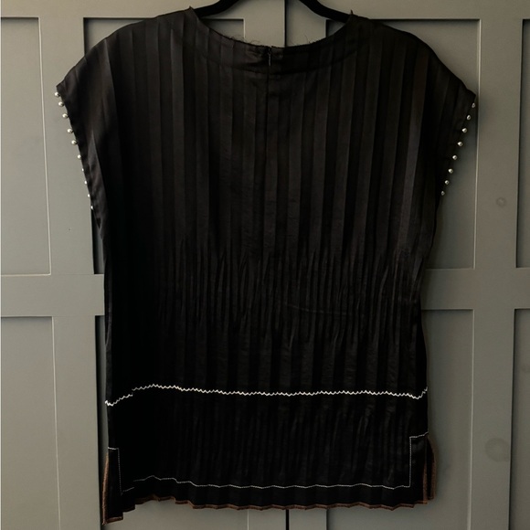 Helmut Lang Crinkle pleated top - Picture 5 of 12